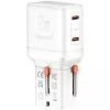 Reisoplader World 65W USB-C + USB-A wit