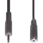 Audiokabel 3,5 mm e+p B 125/5 5 m zwart