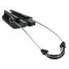 Kabelklem Extralink EX.2527, zwart, ABS en metaal, max. bundeldiameter 1,2 cm, 1 stuks
