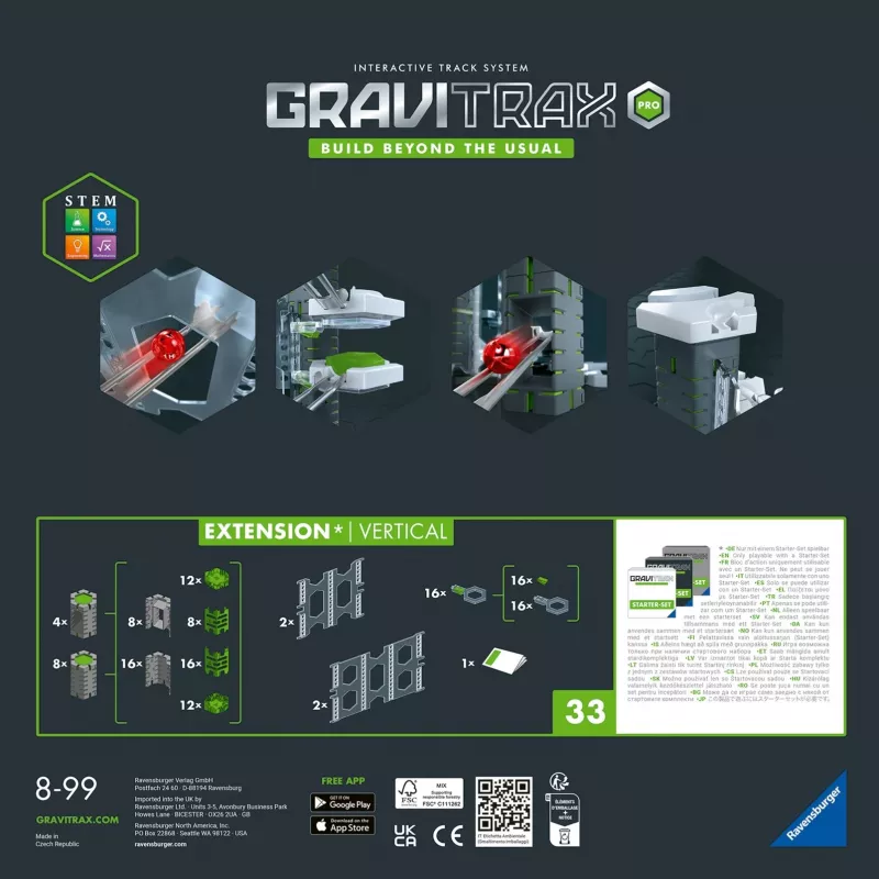 Ravensburger GraviTrax PRO Extension Vertical, baan