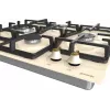 Gorenje GW6D42CLI kookplaat beige inbouw 60 cm gas 4 zone(n)