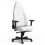 Bureaustoel noblechairs NBL-ICN-PU-WED gevoerde zitting gevoerde rugleuning wit