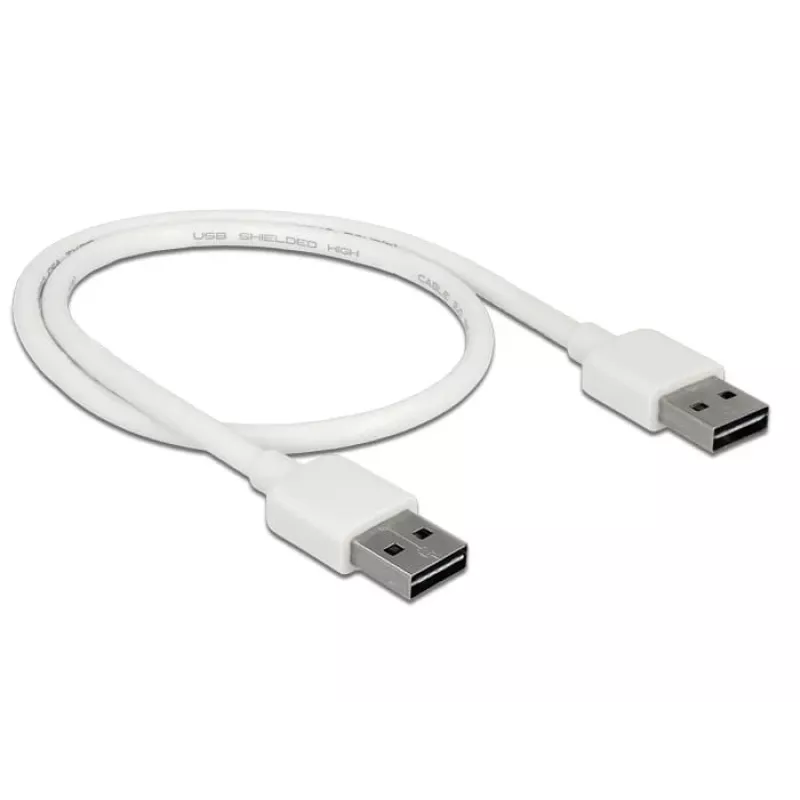 USB-kabel USB 2.0 DeLOCK 85192 0,5m wit