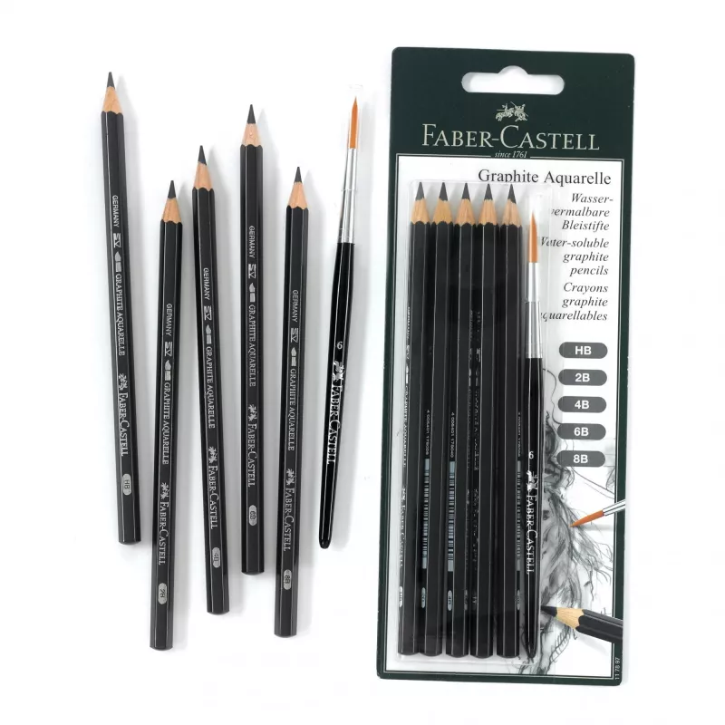 Grafietpotlood Faber-Castell 117897 Multi 6 stuks