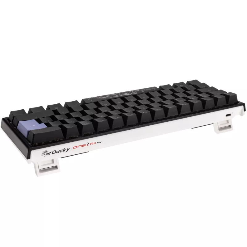 Ducky One 2 Pro Mini gaming-toetsenbord, RGB LED - Cherry zilver