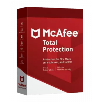 McAfee Total Protection – 10 apparaten / 1 jaar, global
