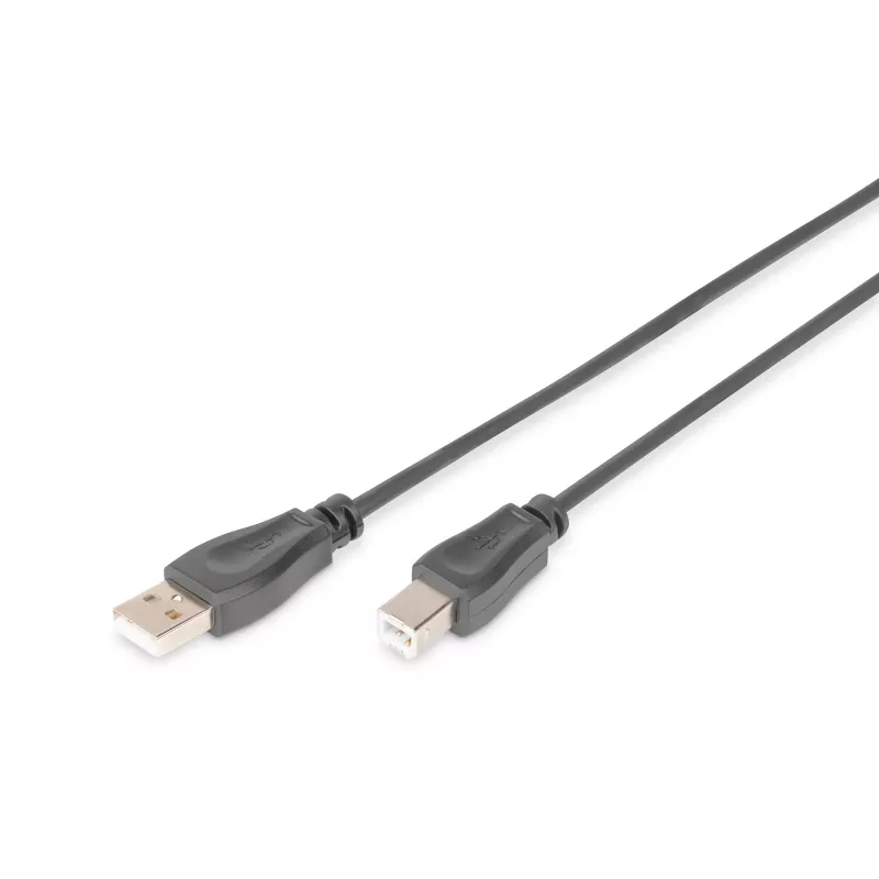 Digitus ASSMANN - USB-kabel - USB Type A, 4-polig (M) - USB Type B, 4-polig (M) - 1 m (USB / Hi-Speed USB) - zwart (AK-300105-010-S)