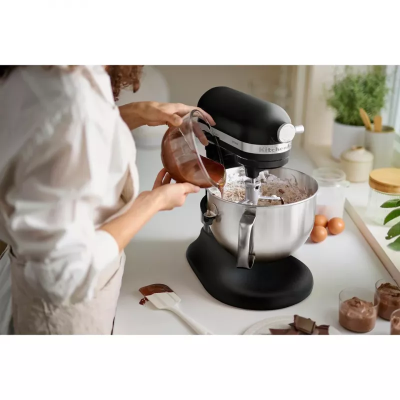KitchenAid 5KSM60SPXEBM staafmixer 375 W zwart, grijs, roestvrij staal