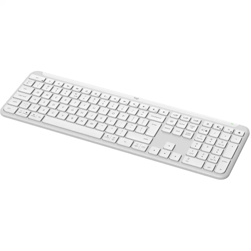 Logitech K950 Signature slank toetsenbord kantoor RF draadloos Bluetooth QWERTY US International wit
