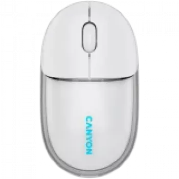 CANYON muis OnClick 24 BT/ draadloos transparant/wit