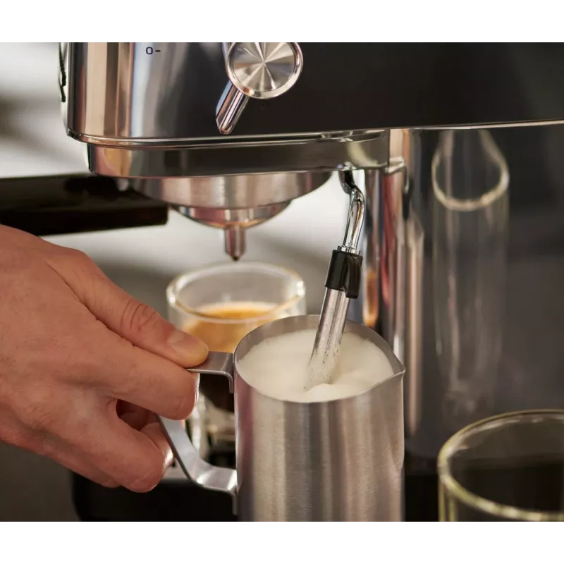 Druk-koffiemachine Lapressa roestvrij staal