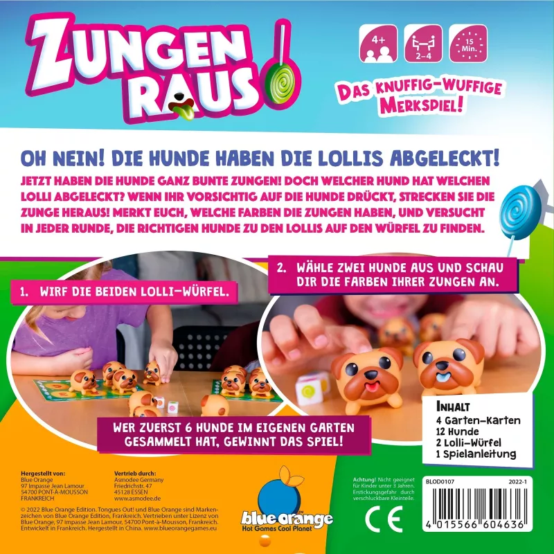 Tong eruit, bordspel