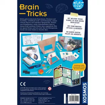 Kosmos Fun Science Brain Tricks, experimenteerset, elektriciteit, 8 jaar, meerkleurig