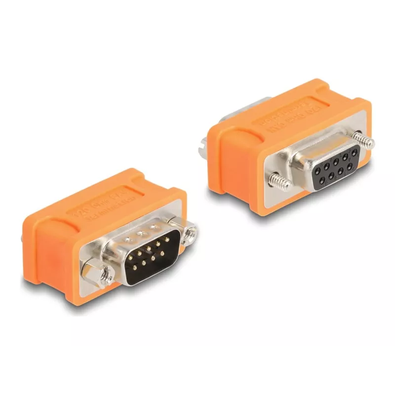 DeLOCK D-Sub 9 CAN-bus adapter 120 ohm weerstand oranje