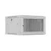 Rackkast 19 inch 6U 600x600 grijs geperforeerd