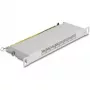 DeLOCK 10 inch patchpanel, 8 poorten, Cat.6A, 0,5HE, grijs, metaal