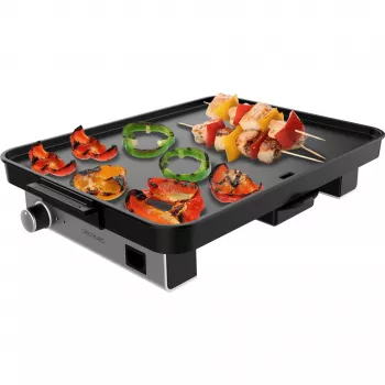 Tafelgrill Magnet 1800, elektrische grillplaat zwart/zilver, 1.800 watt