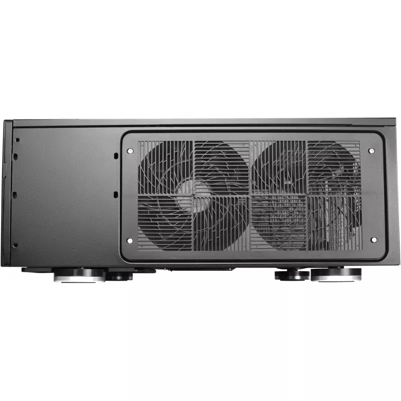 SilverStone Grandia GD08 - Desktop - SSI EEB - zonder voeding - zwart - USB/audio