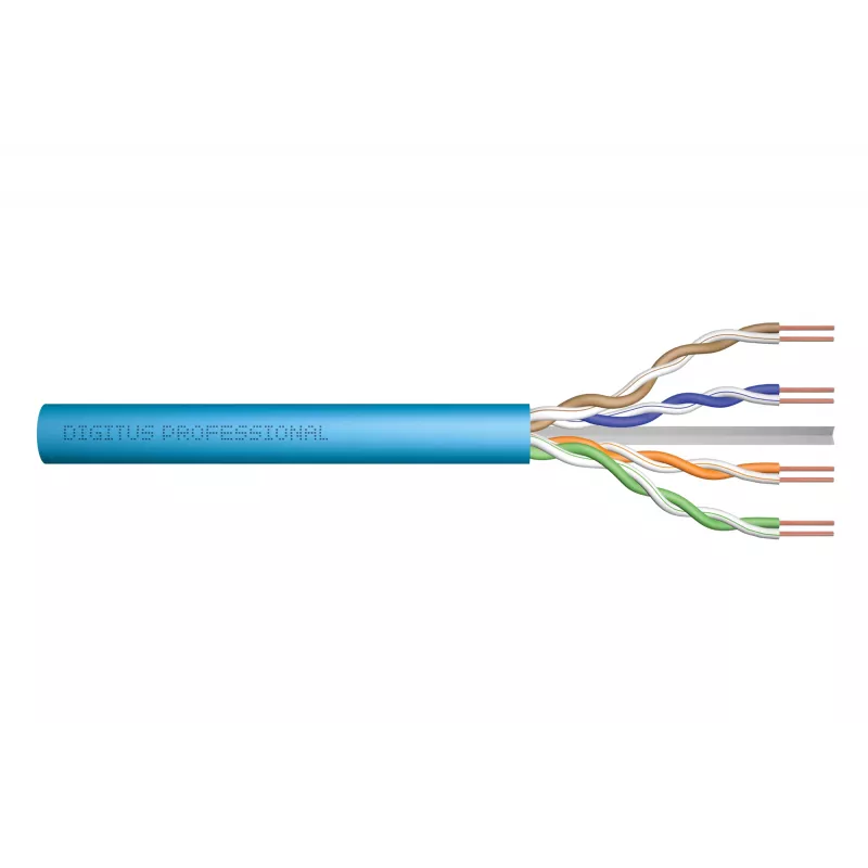 Netwerkkabel Digitus Cat.6A U/UTP 500m blauw