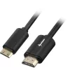 Adapterkabel HDMI-stekker > Mini-HDMI-stekker (zwart, 1 meter, HDMI 4K)