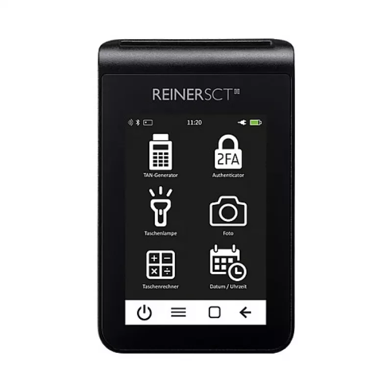 ReinerSCT tanJack deluxe TAN-generator kaartlezer, zwart, USB Type-C