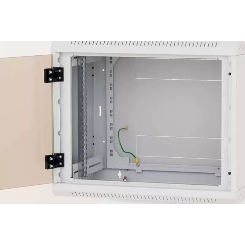 Wandmontage kast Triton RBA-15-AS5-CAX-A1 15U/500 glazen deur grijs