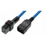Netkabel MicroConnect PC1376, 3 m, C19-koppeling naar C20-koppeling, H05VV-F, 250 V 10 A