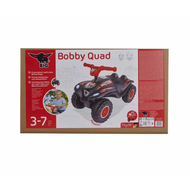 Kinderloopauto BIG Quad Racing BIG Bobby 56413, rood, vier wielen, robuust design