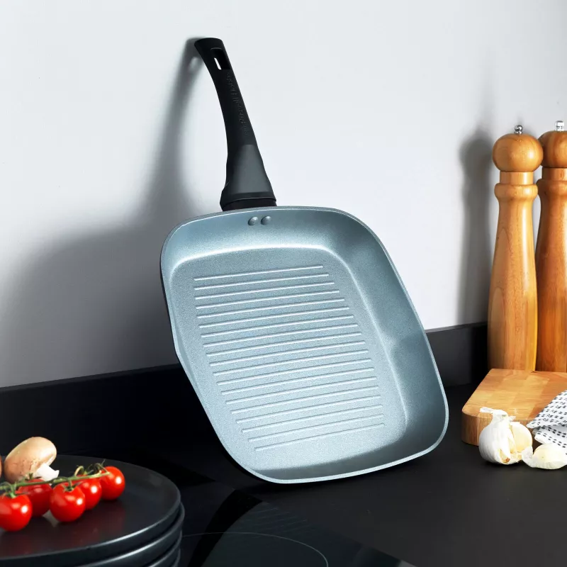 Griddle Russell Hobbs RH01861EU7 28 cm Crystaltech – antiaanbaklaag bakplaat, platte grillpan