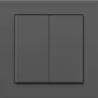 Draadloze lichtschakelaar Senic Friends of Hue antraciet 81x81x17 mm