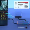 Unitek uHUB S7+ D1029A USB-C-hub, USB 3.2 Gen 2 10 Gbps, HDMI 2.0, Gigabit RJ45, 3,5 mm-audio, 100 W, grijs