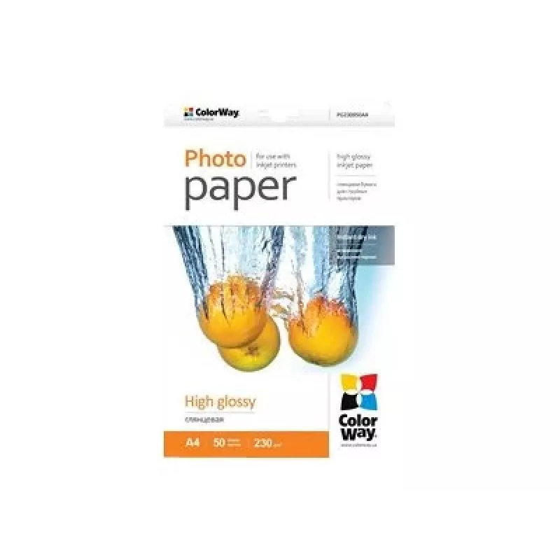 Fotopapier A4 ColorWay PG230050A4, 230 g/m², 50 vel