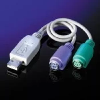 VALUE toetsenbord-/muisadapter - USB Type A, 4-pin (M) - PS/2, 6-pin (W)