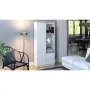 Boekenkast voor kantoor Top e Shop RS-80 BILY BIEL, witte spaanplaat, 7 legplanken, 800×350×1800 mm