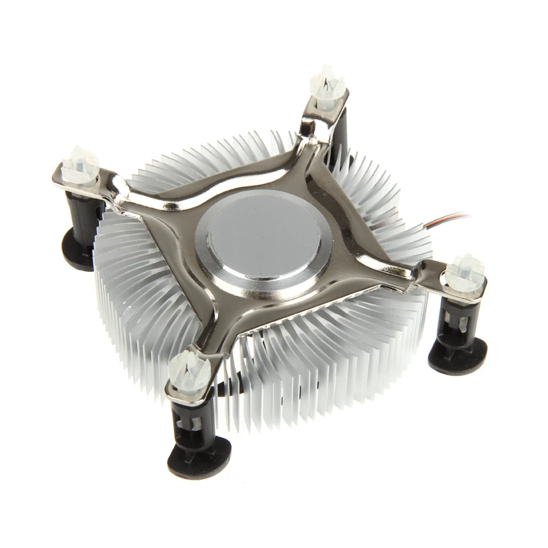 Akasa AK-CC7122BP01 low profile CPU-koeler, LGA775/LGA1156/LGA1155, aluminium, 75 mm