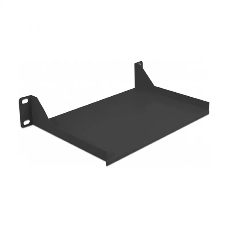 Delock 66853 10 inch 1U rackplank, zwart