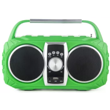 Radiowekker PRIME3 Prime3 APR71GR Neon — wekker met FM-radio en LED-display