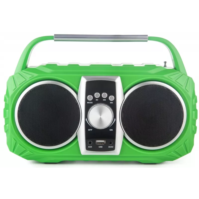 Radiowekker PRIME3 Prime3 APR71GR Neon — wekker met FM-radio en LED-display