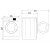 Wasmachine INDESIT MTWA71252WPL 7 kg, frontlader, energieklasse E