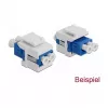 Keystone-afdekking DeLOCK 86807 wit voor glasvezelkoppeling 10 stuks