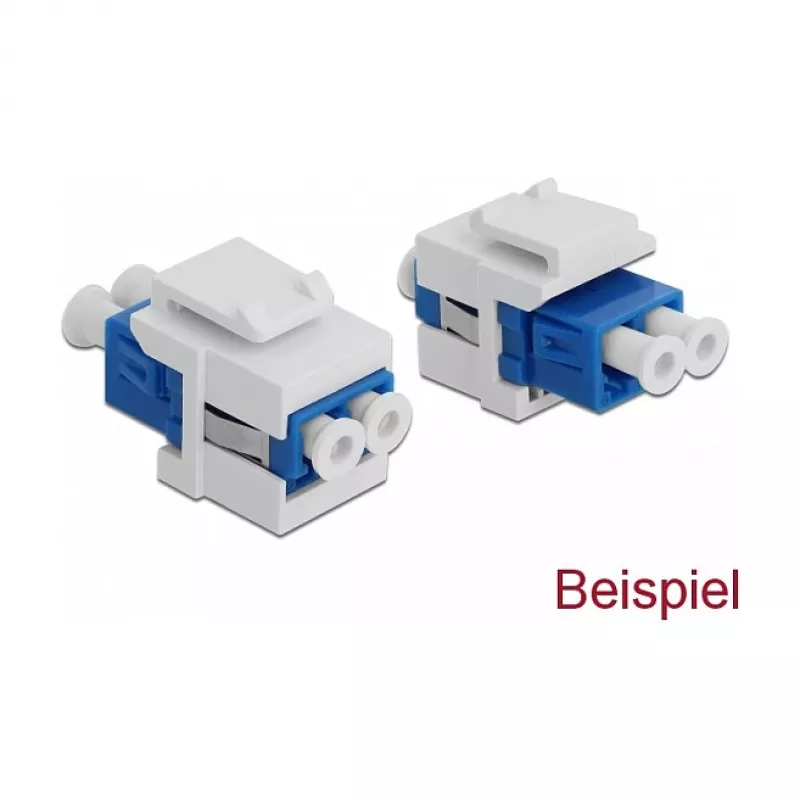 Keystone-afdekking DeLOCK 86807 wit voor glasvezelkoppeling 10 stuks