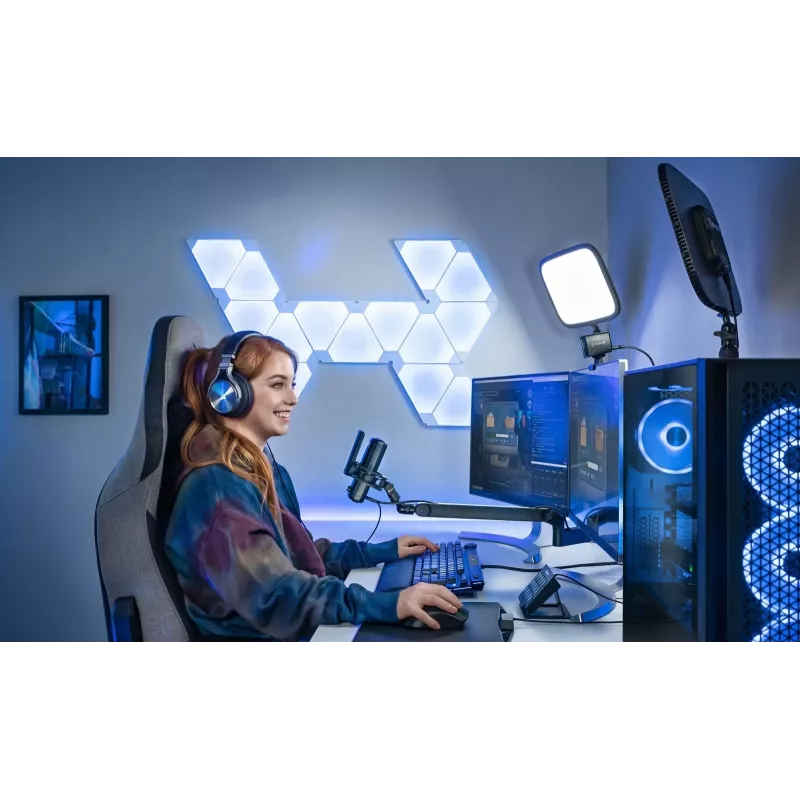 Microfoonarm Elgato Wave Mic Arm Low Profile — verstelbare low-profile-arm voor studio en streaming