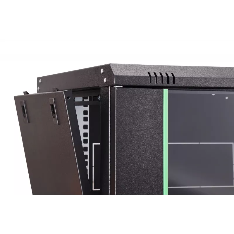Wandgemonteerde 19-inch rackkast DIGITUS Dynamic-N DN-37101 — 7U, 600x450 mm, IP20, slot met sleutel, gedemonteerd