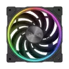 Akasa SOHO AR AK-FN108 120 mm behuizingsventilator, ARGB, zwart
