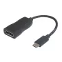 Garbot 31.20.9006 USB-C-naar-DisplayPort-kabel, USB 3.1, stekker/bus, 15 cm, zwart