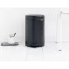 Brabantia 113741 afvalemmer 12 l rond zwart (11 37 41)