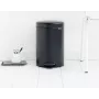 Brabantia 113741 afvalemmer 12 l rond zwart (11 37 41)