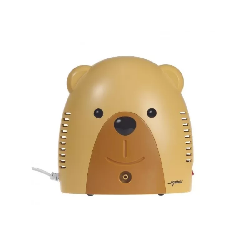 Promedix inhalator voor kinderen, teddybeer, vernevelaar-set, maskers, filters, PR-811