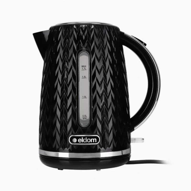 NELO waterkoker, 1,7 l inhoud, 2000 W, zwart
