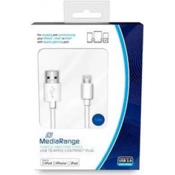 Lightning-kabel MediaRange MRCS178 1m wit